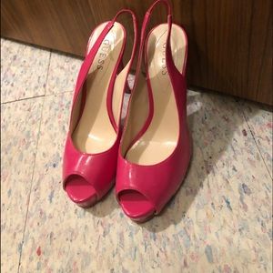 Guess | Hot PinkOpen Heel Shoes
